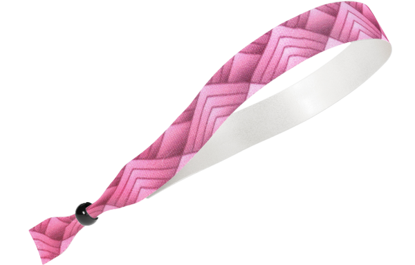 Dreieck aus Stoff, rosa