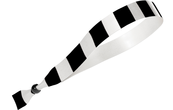 Stoff schwarz-weiß gestreift