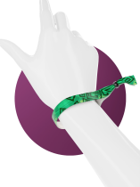 Stoff - Festivalgrünes Labyrinth