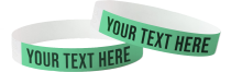 Individuell gestaltete Tyvek-Armbänder in Europa