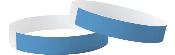 Einfarbiges Tyvek Himmelblau