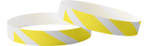 Einfarbiges Tyvek-Streifengelb