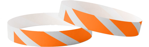 Einfarbiges Tyvek-Streifen-Orange