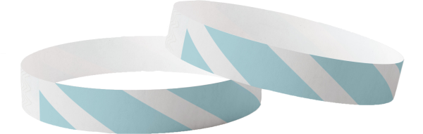 Einfarbiges Tyvek-Streifenblau