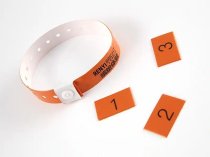 Bedruckte Vinyl-Armbänder – mit Lasche